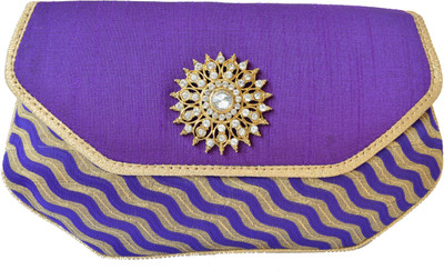 

Mahadev Exports Party Purple Clutch