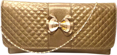 

Bhamini Party Gold Clutch