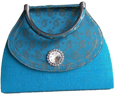 

Avisha Creations Party Blue Clutch