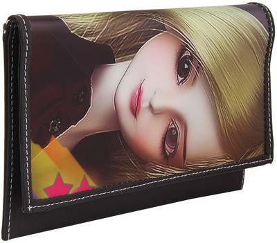 

Gihaan Casual Black Clutch