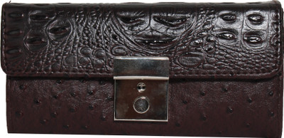 

Veins Casual Black Clutch