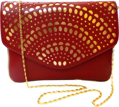 

Bhamini Party Maroon Clutch