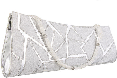 

Metro Casual Silver Clutch