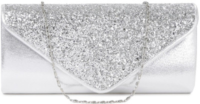 

Dressberry Party Silver Clutch