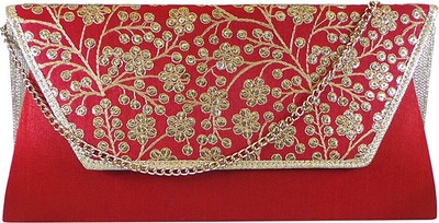 

Bhamini Party Red Clutch