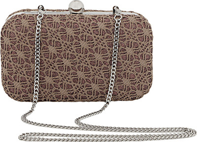

Berrypeckers Party Brown Clutch