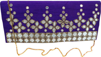 

Bhamini Party Blue Clutch