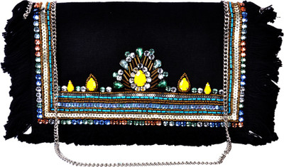 

Diwaah Casual Black Clutch