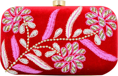 

Tooba Handicraft Party Multicolor Clutch