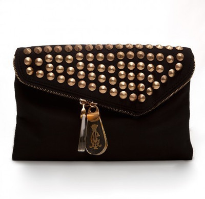 

Christian Audigier Party Black Clutch