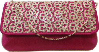 

Bhamini Party Pink Clutch