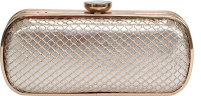 

Advika Party Silver Clutch