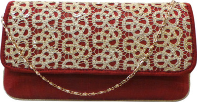 

Bhamini Party Maroon Clutch