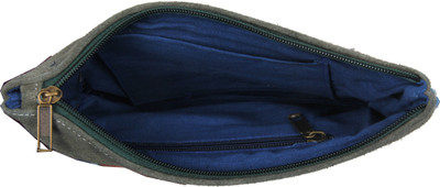 

Jaipur Textiles Hub Casual Blue Clutch