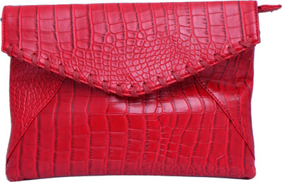 Super Drool Party Red Clutch