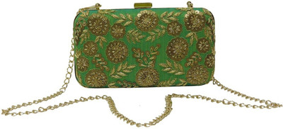

Deepsum Party Green Clutch