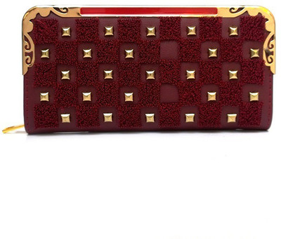 

Fashion Knockout Party Maroon Clutch