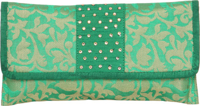 

Sunbeams Party Green Clutch