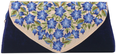 

Soulful Threads Party Blue Clutch