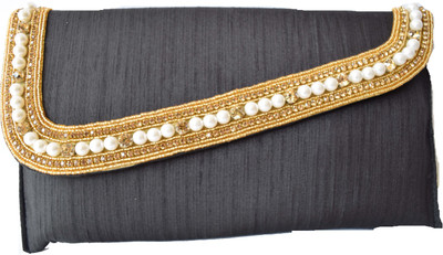 Mahadev Exports Casual Black Clutch