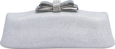 

Super Drool Formal Silver Clutch