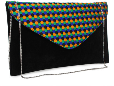 

Do Bhai Party Black Clutch