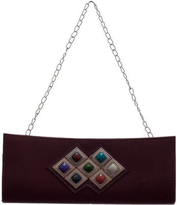 

Hawai Party Brown Clutch