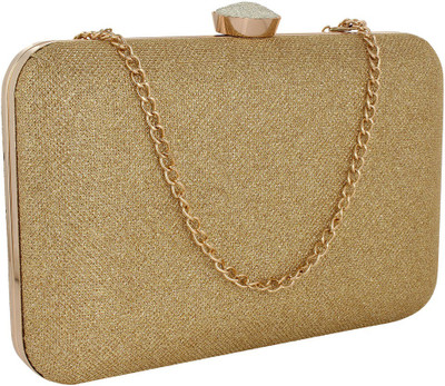 

Jewel Fuel Party Gold Clutch