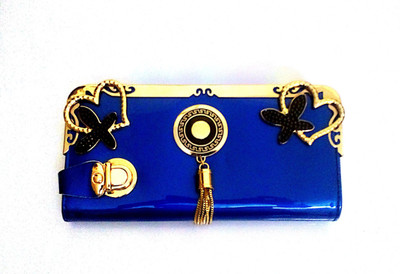 

Divas Fashion Casual Blue Clutch