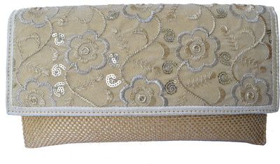 

Mahadev Exports Casual Beige Clutch