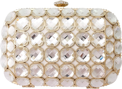 

Super Drool Formal Silver Clutch