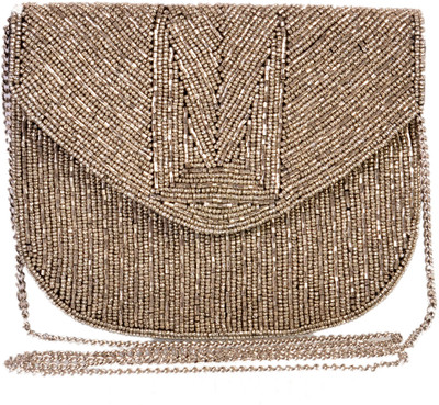 

Diwaah Casual Silver Clutch