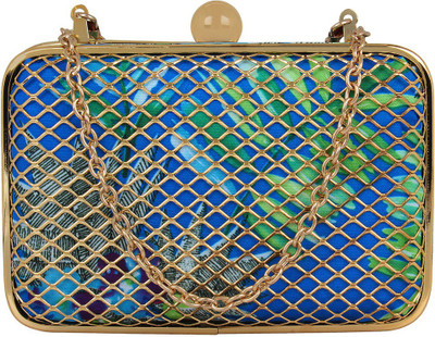 

PamperVille Party Blue Clutch