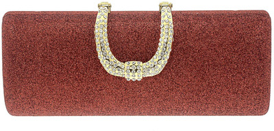 

The Ethnic Wears Party Red Clutch