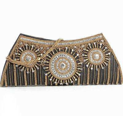 

Aapno Rajasthan Party Black Clutch