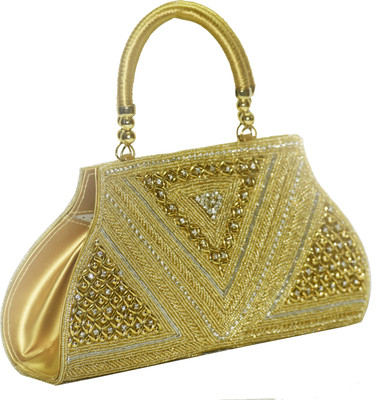 

Groovy Casual Gold Clutch