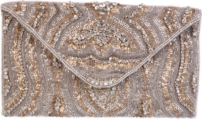 

Diwaah Party Grey Clutch