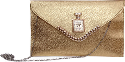 

Jars Collections Party Gold Clutch