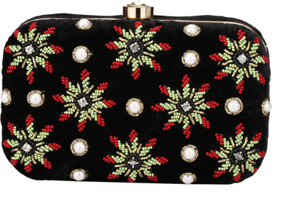 

PASHAN KALA Casual Black Clutch