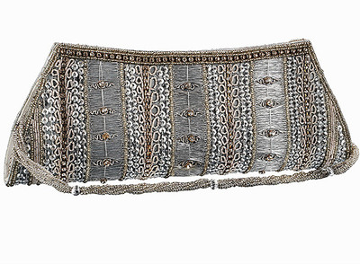 

Metro Casual Silver Clutch