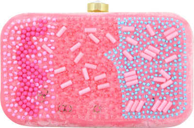 

Tooba Handicraft Party Multicolor Clutch