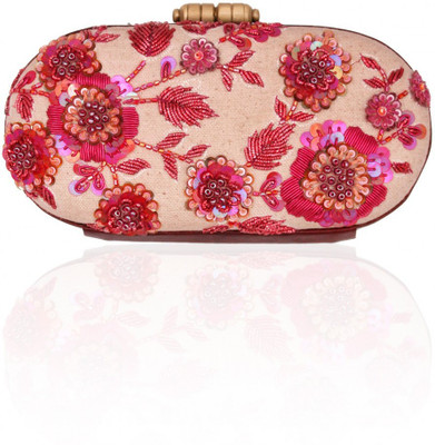 

Fabron Casual Beige, Pink Clutch