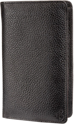 

Contrast Genuine Leather Document Holder(Black)