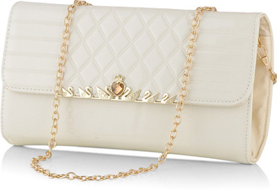 

Eyeslanguage Casual White Clutch