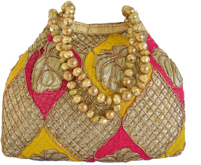 

Mahadev Exports Casual Gold Clutch