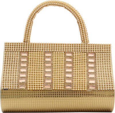 

Bagaholics Casual Gold Clutch