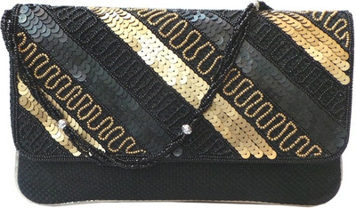 

Bhamini Party Black Clutch