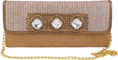 Vdesi Party Gold Clutch