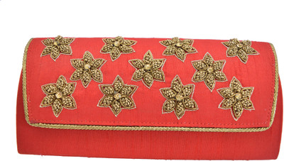 

Mahadev Exports Casual Red Clutch