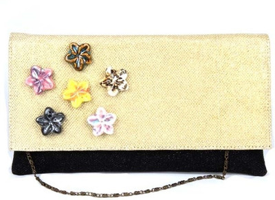 56% OFF on Saisha Casual Gold, Black Clutch 56% OFF on Saisha Casual Gold, Black Clutch